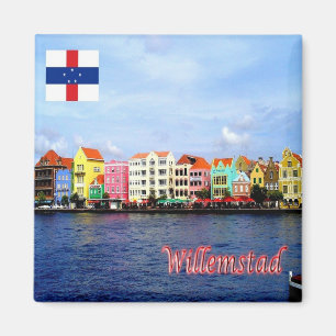 AN - Netherlands Antilles - Willemstad Panorama Magnet