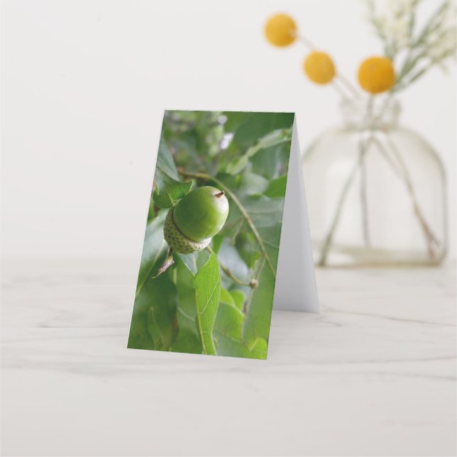 an oak fruit appointment card (Front)