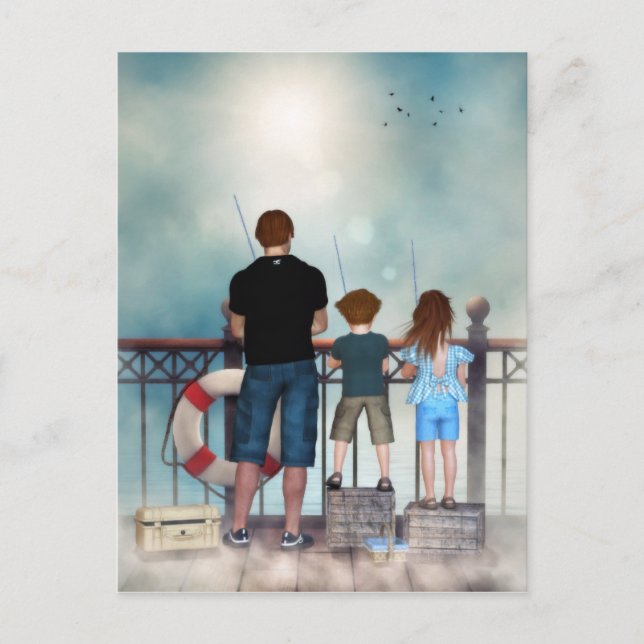 An Ocean of Tenderness Postcard (text) (Front)