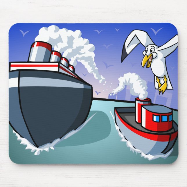 An Oceanic Adventure Mouse Pad (Front)