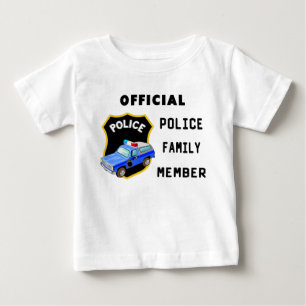 An Official Police Family Baby T-Shirt