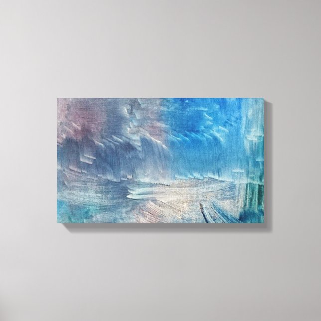 An oil painting called Palette by Samuel Pye Canvas Print (Front)