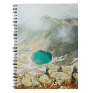 An oil painting on canvas of the highest peak in B Notebook