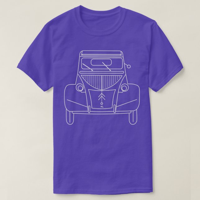 An old 2CV car T-Shirt (Design Front)
