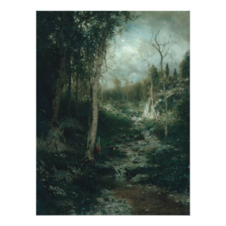 An Old Clearing (1881) - Alexander H. Wyant Poster
