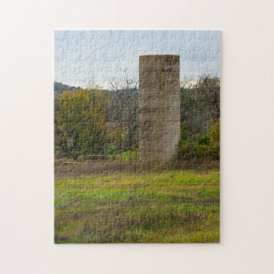 An Old Farm Silo Jigsaw Puzzle
