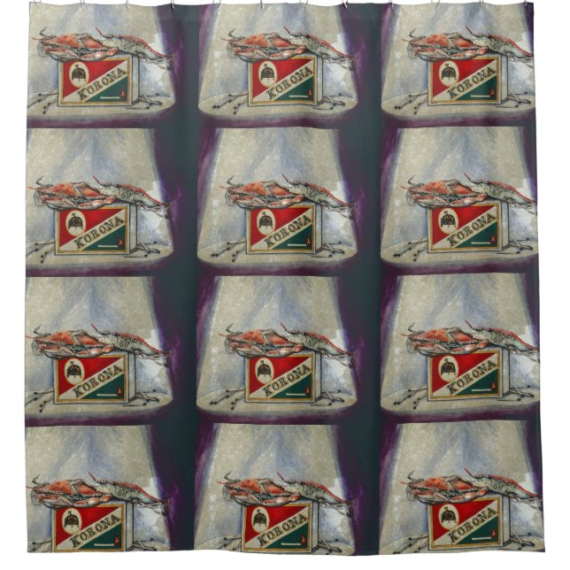 An Old Flame Shower Curtain (Front)