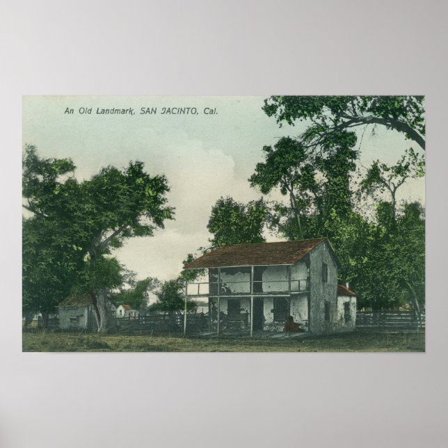 An Old Landmark Scene Poster (Front)