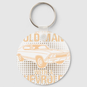An Old Man Chevrolet Chevelle 1968 Key Ring