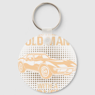 An Old Man Chevrolet Corvette 1979 C3 Key Ring
