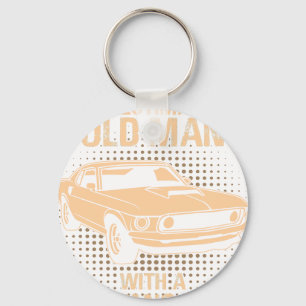 An Old Man Ford Mustang 1969 Boss Key Ring
