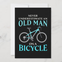 An Old Man On A Bicycle