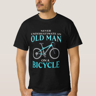 An Old Man On A Bicycle T-Shirt