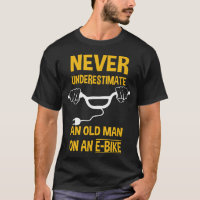 An Old Man On An E-Bike Funny
