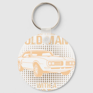 An Old Man Pontiac Firebird 1968 Key Ring