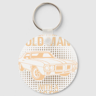 An Old Man Pontiac Firebird 1969 Key Ring
