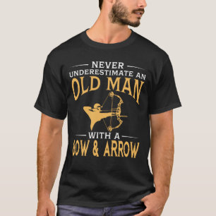 An Old Man With A Bow & Arrow T-Shirt