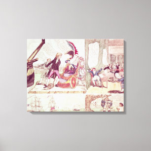 An Old Philosopher Teaching Canvas Print