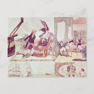 An Old Philosopher Teaching Postcard