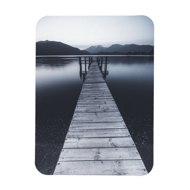 An Old Pier Portrait Magnet (Vertical)