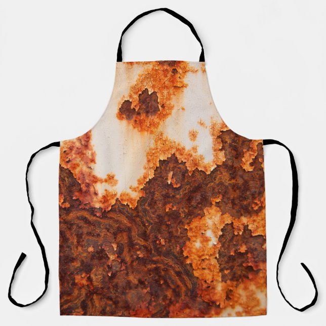 An old rusty stains surface corrosion apron (Front)