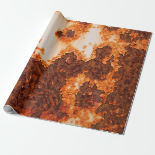 An old rusty stains surface corrosion wrapping paper