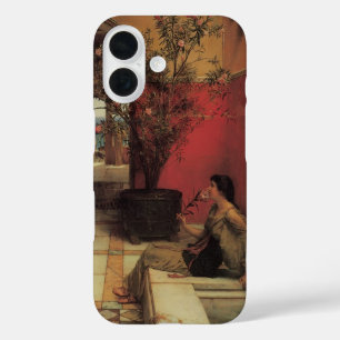 An Oleander by Alma Tadema, Vintage Flowers iPhone 16 Case