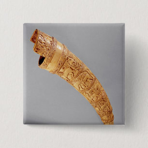 An oliphant, from the Treasure of St. Sernin 15 Cm Square Badge