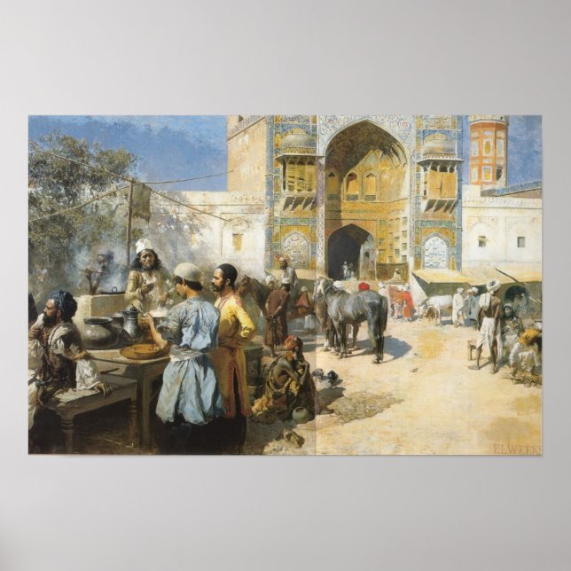 An Open-Air Restaurant, Lahore Poster (Front)