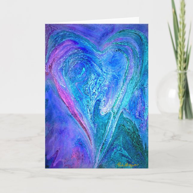 An Open Heart Greeting Card (Front)