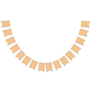 an orange and white background with a pattern bunting