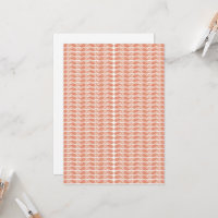 an orange and white pattern on a white background
