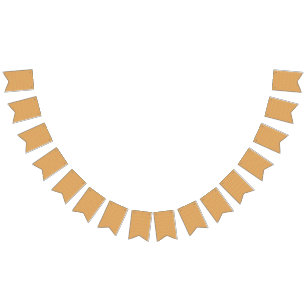 an orange and yellow background with a pattern bunting