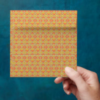 an orange and yellow background with a pattern
