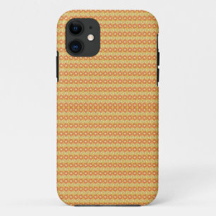 an orange and yellow background with small dots Case-Mate iPhone case