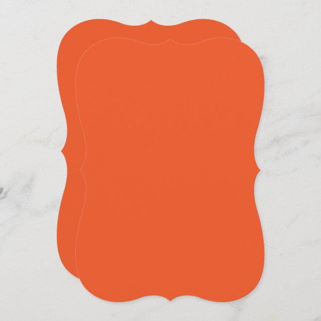 an orange background with a black border (Front/Back)