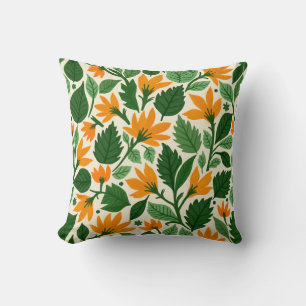 An orange bouquet that I met on a summer day Cushion