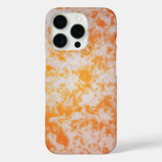 An orange grunge textured | iPhone 16 pro case