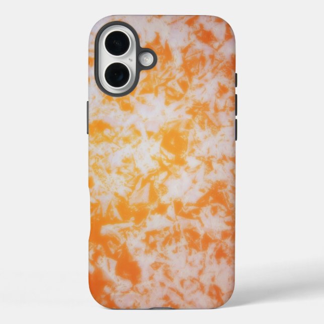 An orange grunge textured | Case-Mate iPhone case (Back)