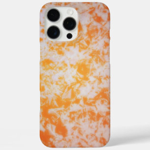 An orange grunge textured   iPhone 16 pro max case
