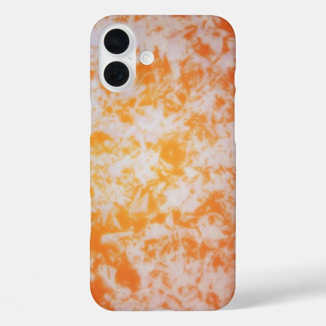 An orange grunge textured | Case-Mate iPhone case (Back)