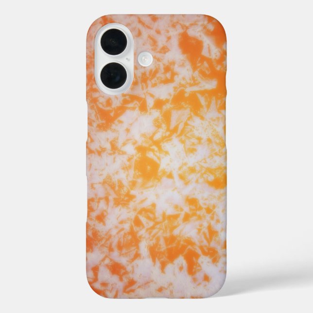 An orange grunge textured | Case-Mate iPhone case (Back)
