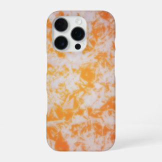 An orange grunge textured | iPhone 16 pro case