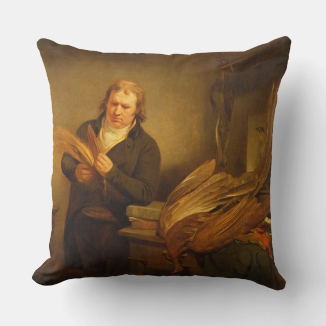 An Ornithologist, probably Mr. Thomson, Animal and Cushion (Front)