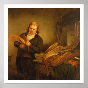 An Ornithologist, probably Mr. Thomson, Animal and Poster