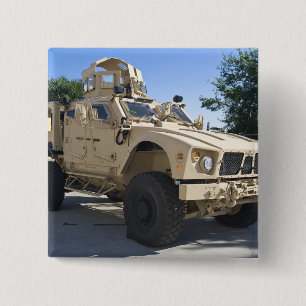 An Oshkosh M-ATV 15 Cm Square Badge