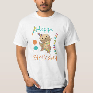 An Otter Birthday Wishes Cute Happy Otter T-Shirt