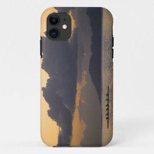 An outrigger canoe team practices off the coast Case-Mate iPhone case