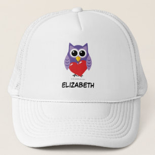 An Owly Love   Add Your Name Trucker Hat