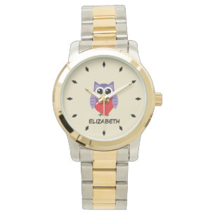 An Owly Love Add Your Name Watch